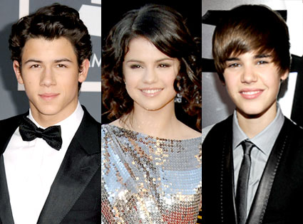 Nick Jonas, Selena Gomez, Justin Bieber Nick Jonas, Selena Gomez, Justin Bieber